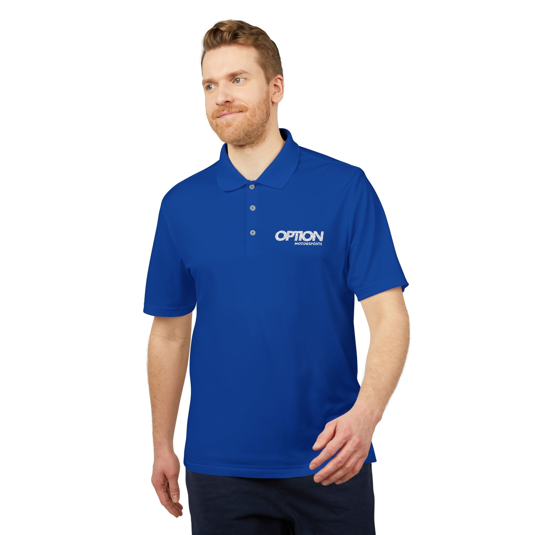 Option Logo adidas Unisex Performance Polo