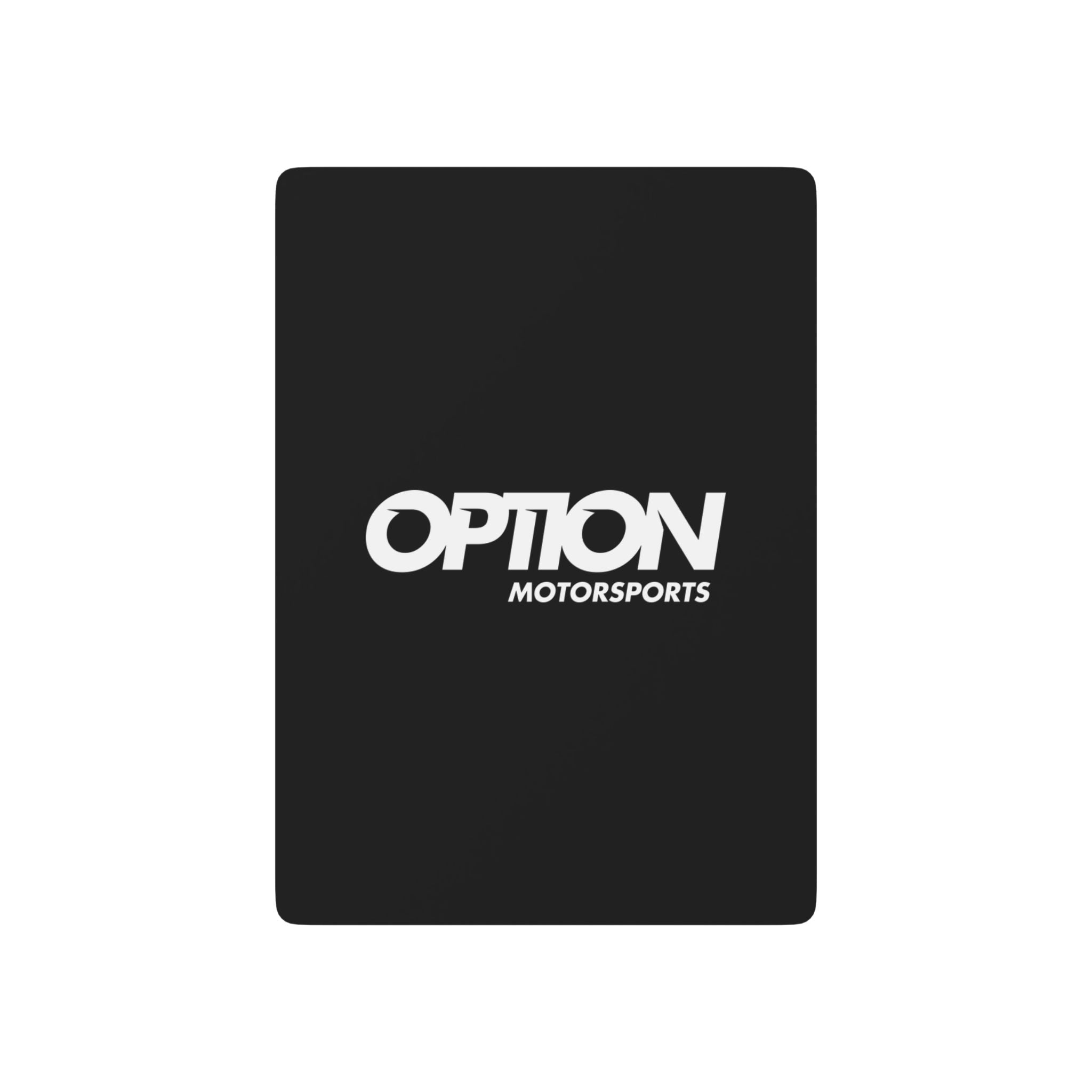 Option Motorsports Poker Playing Cards