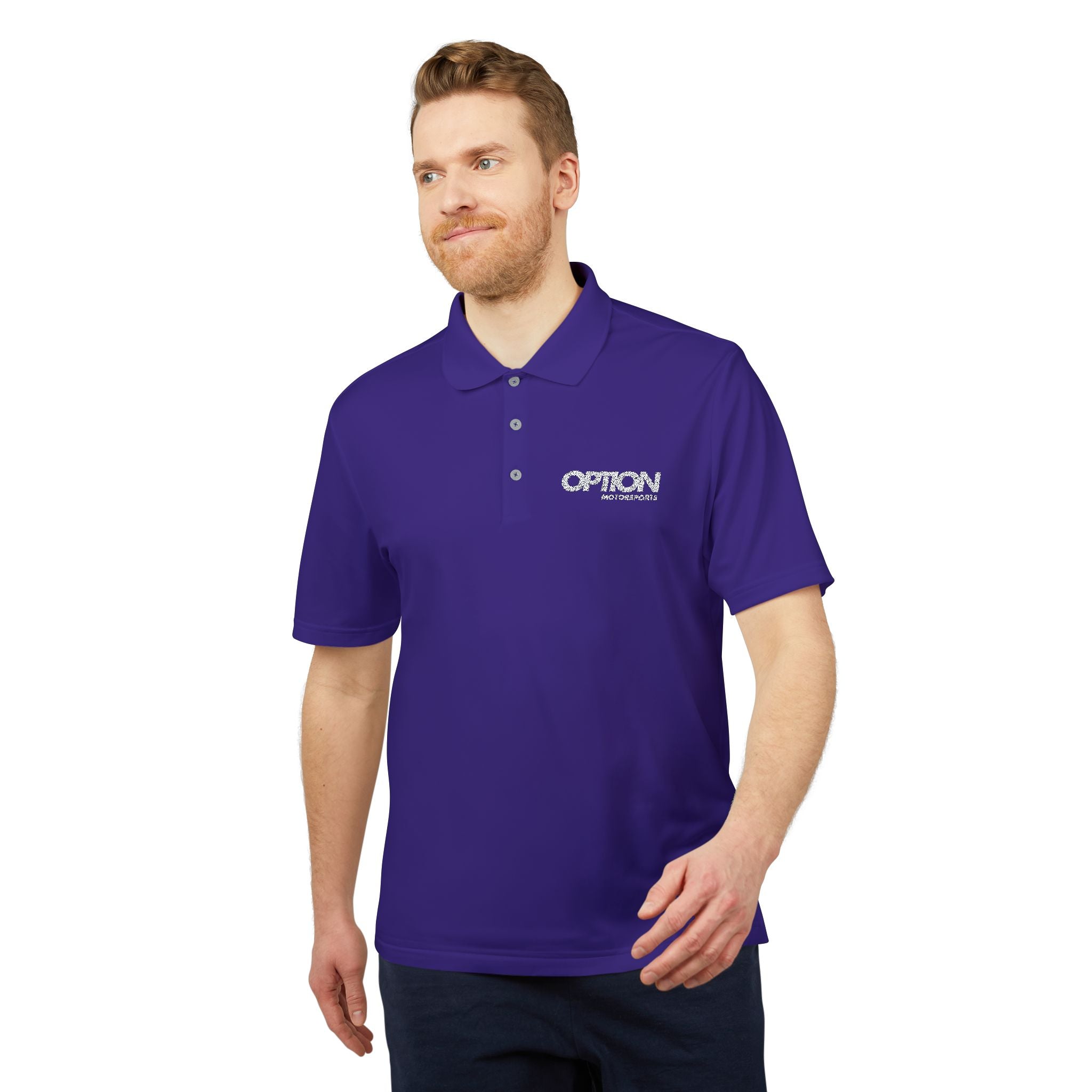 Option Logo adidas Unisex Performance Polo