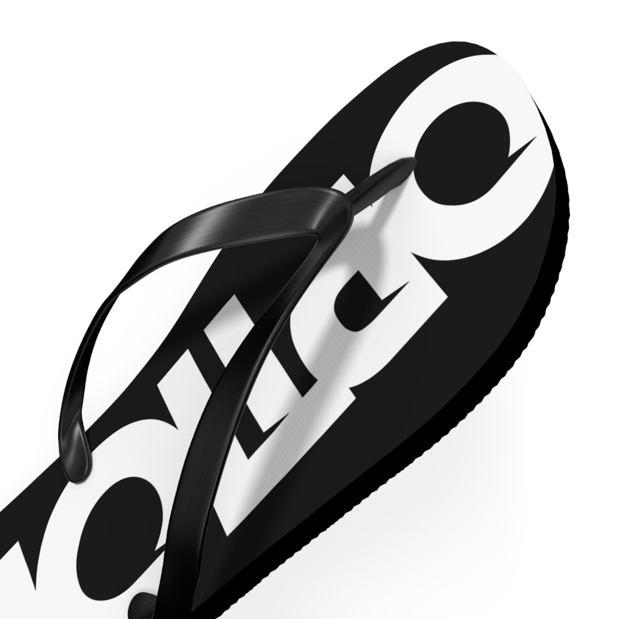 Option Logo Flip Flops