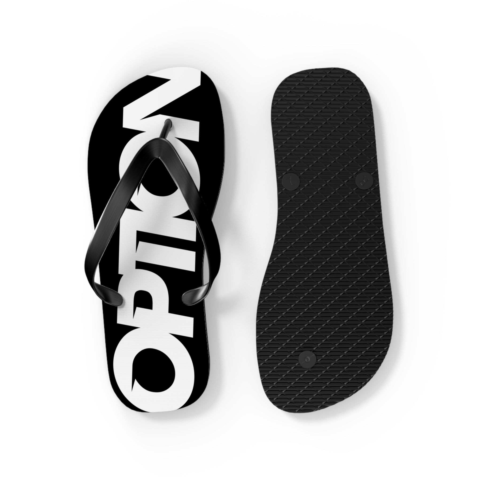 Option Logo Flip Flops