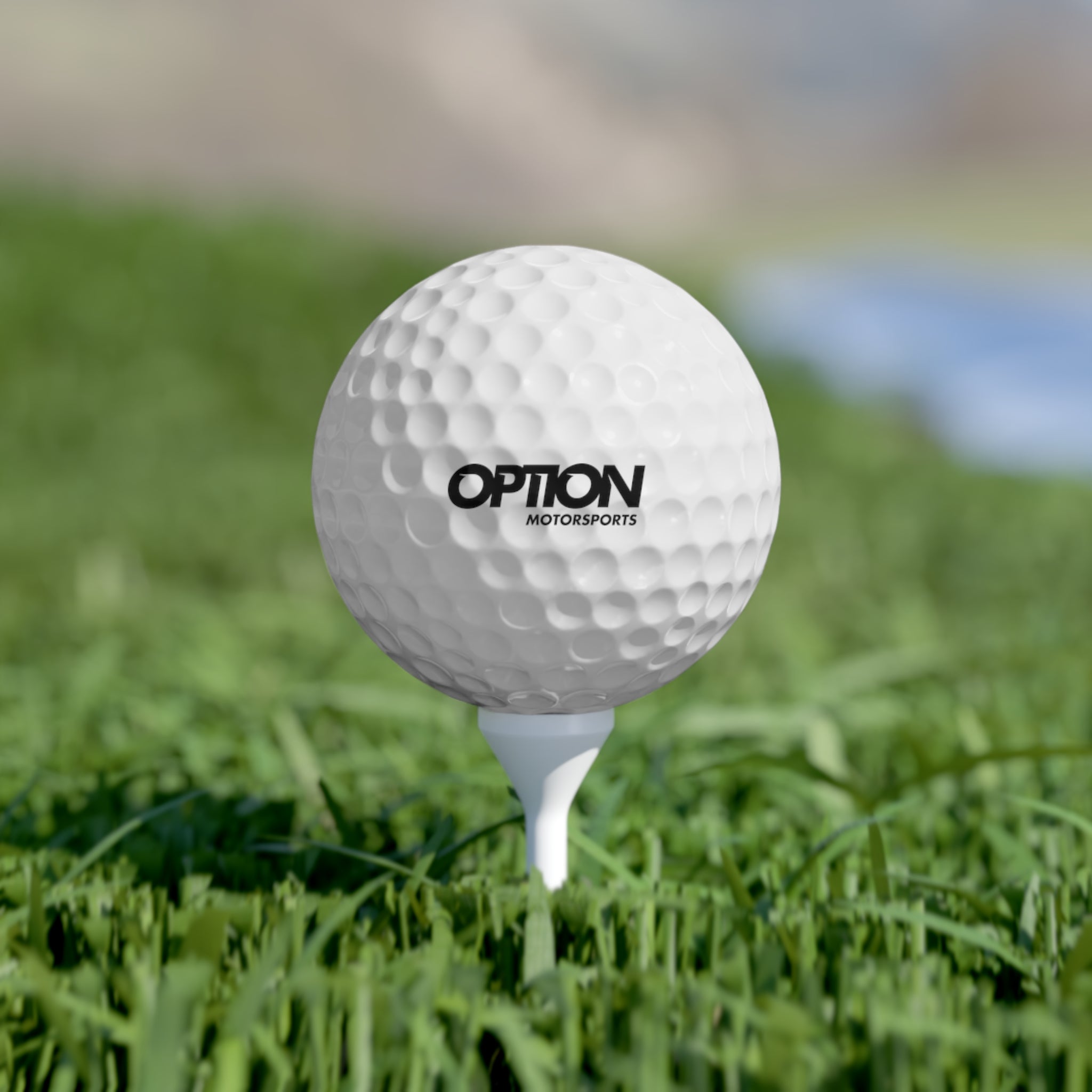 Option Logo Golf Balls, 6pcs