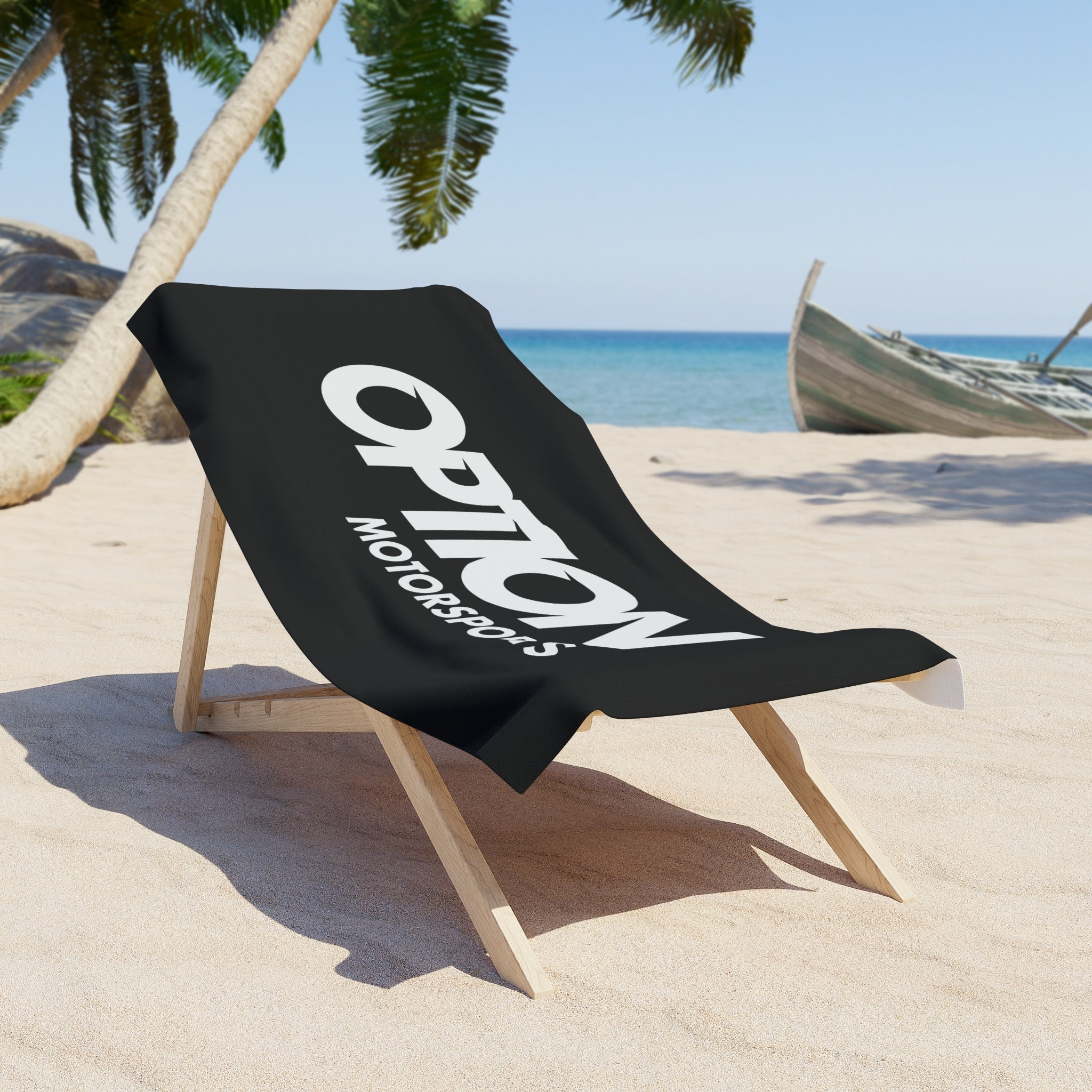 Option Logo Beach Towel