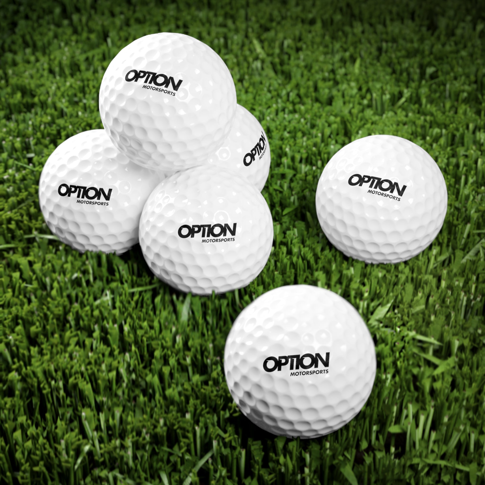 Option Logo Golf Balls, 6pcs