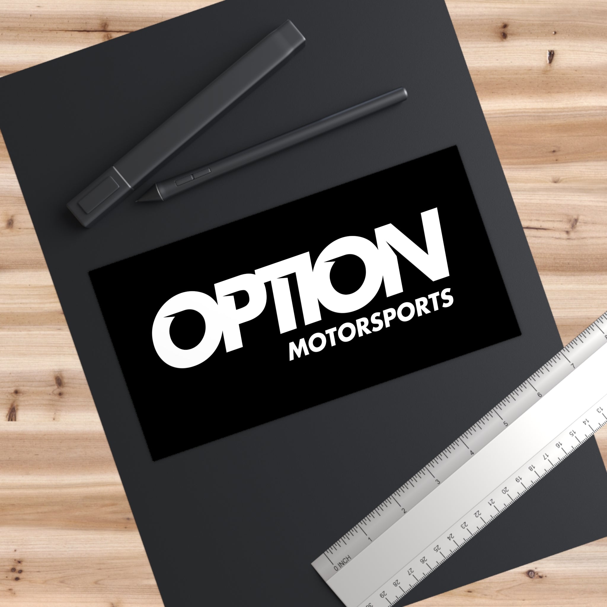 Option Logo Bumper Stickers