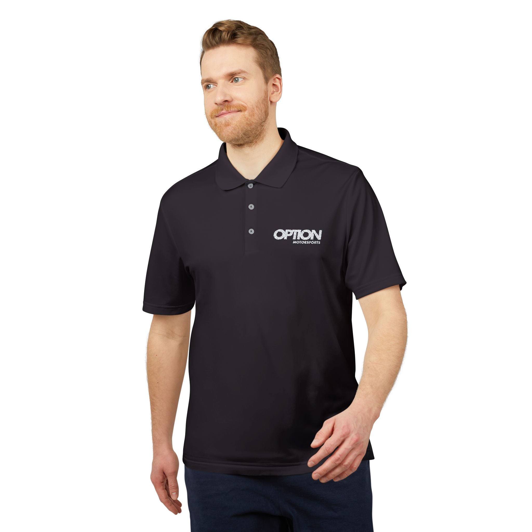 Option Logo adidas Unisex Performance Polo