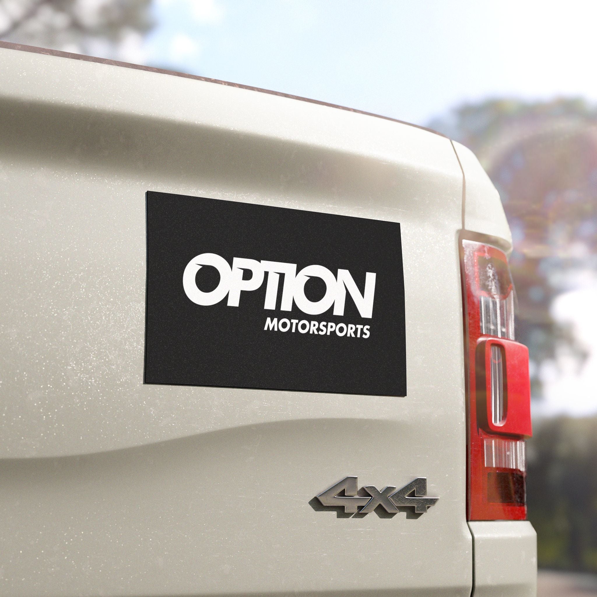Option Logo Car Magnet