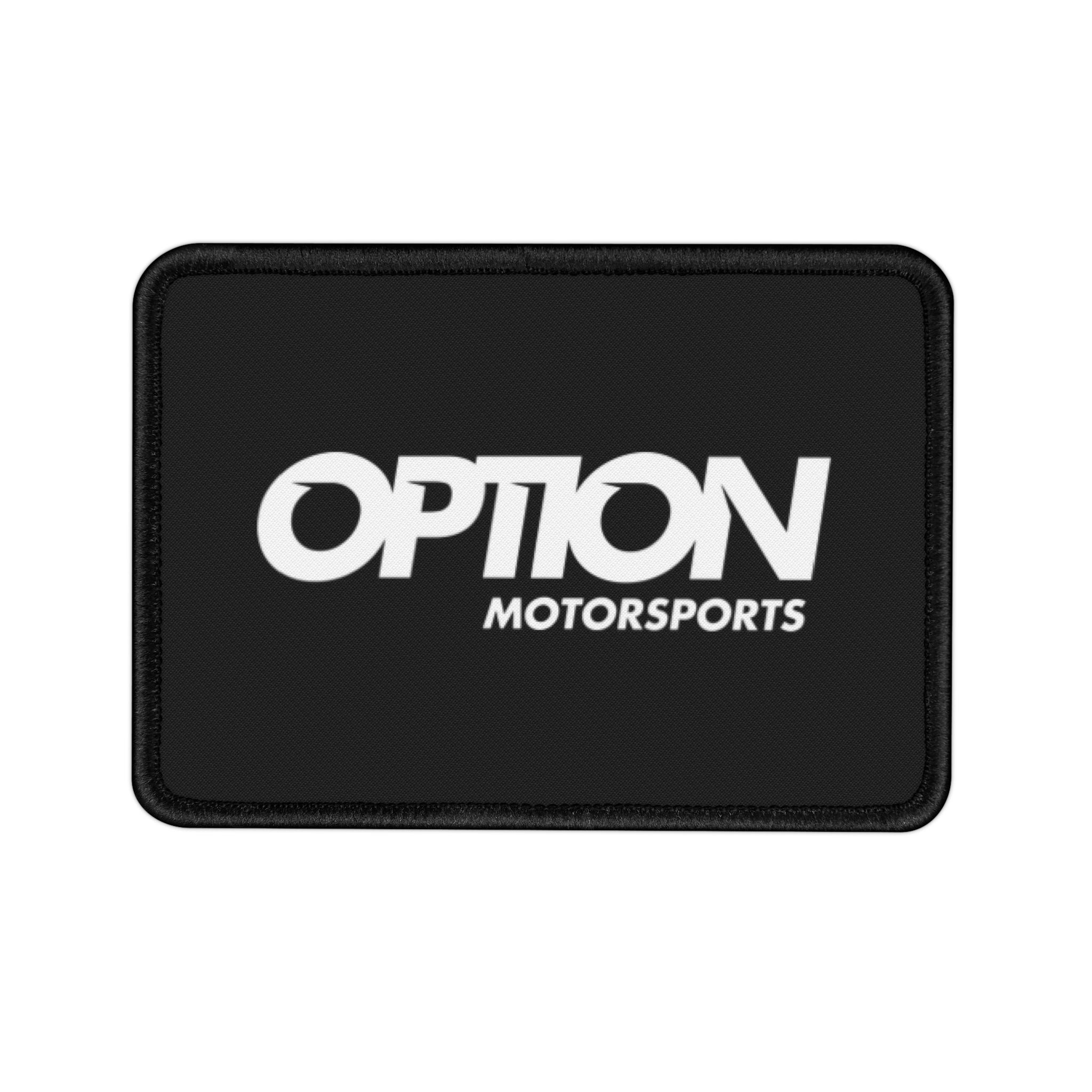 Option Logo Iron-On Patches