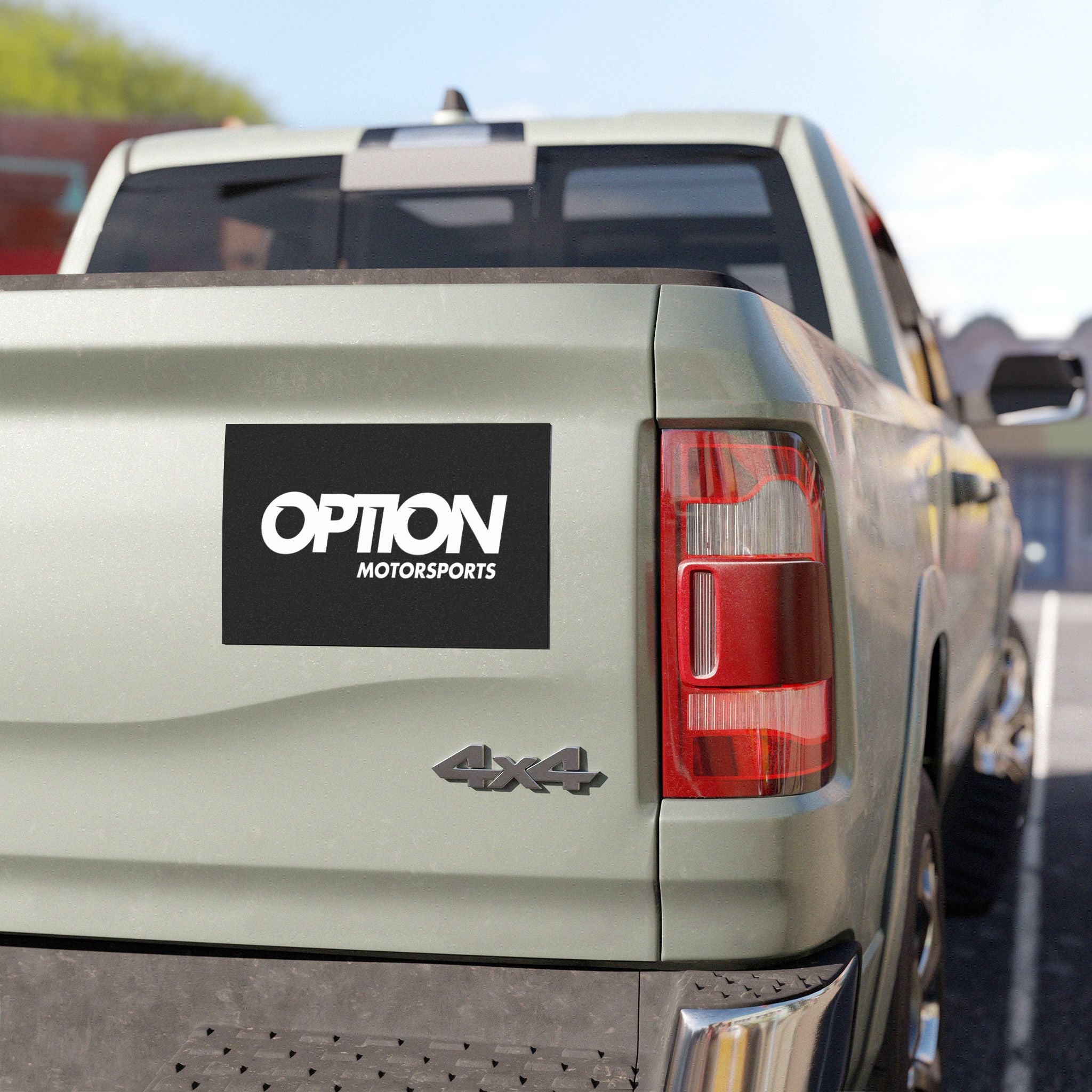 Option Logo Car Magnet