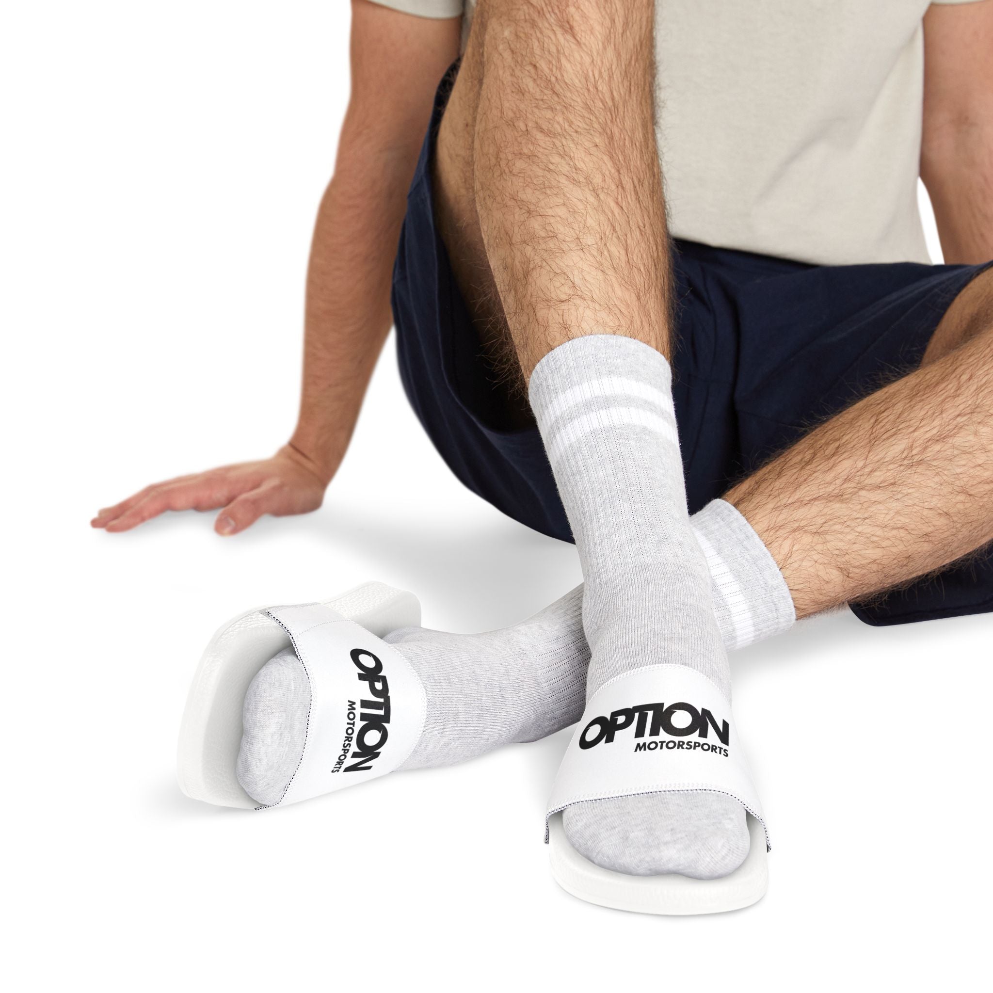 Option Logo Men's Removable-Strap Sandals