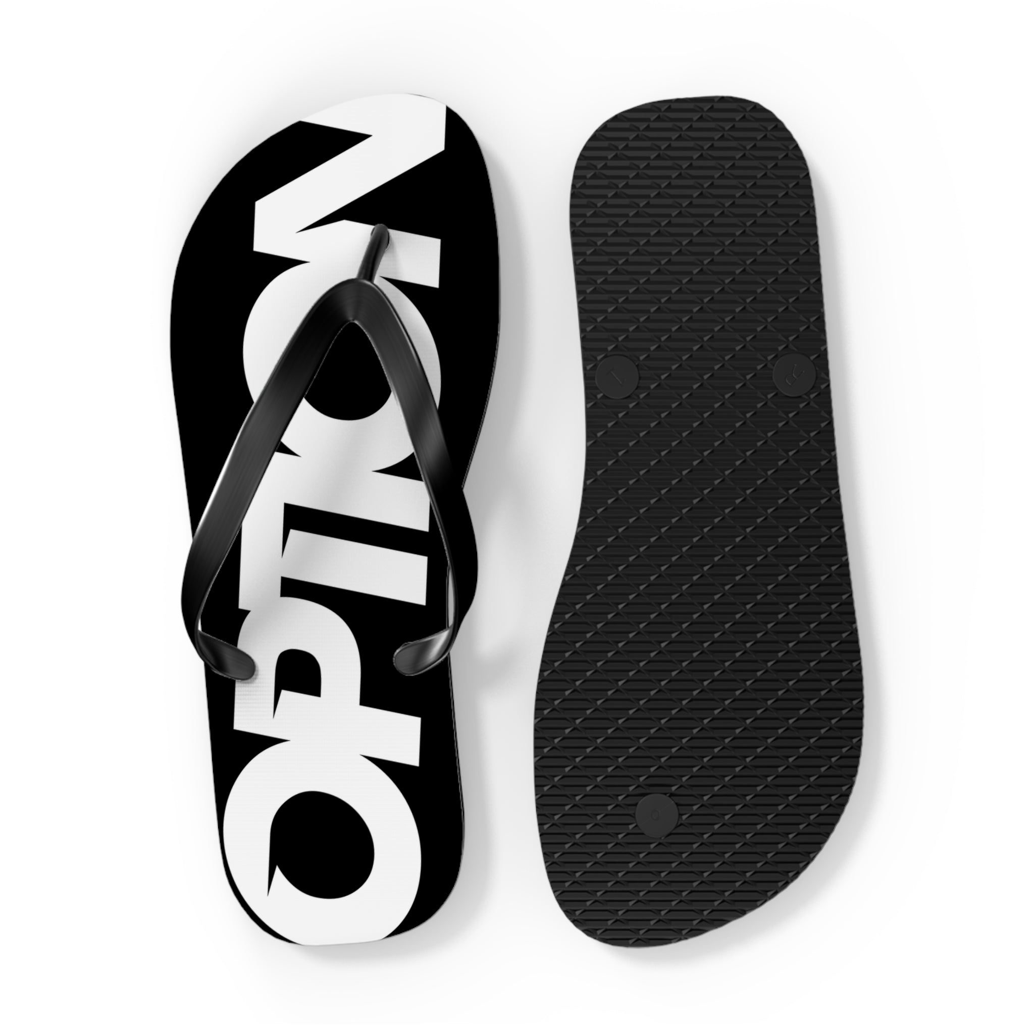 Option Logo Flip Flops