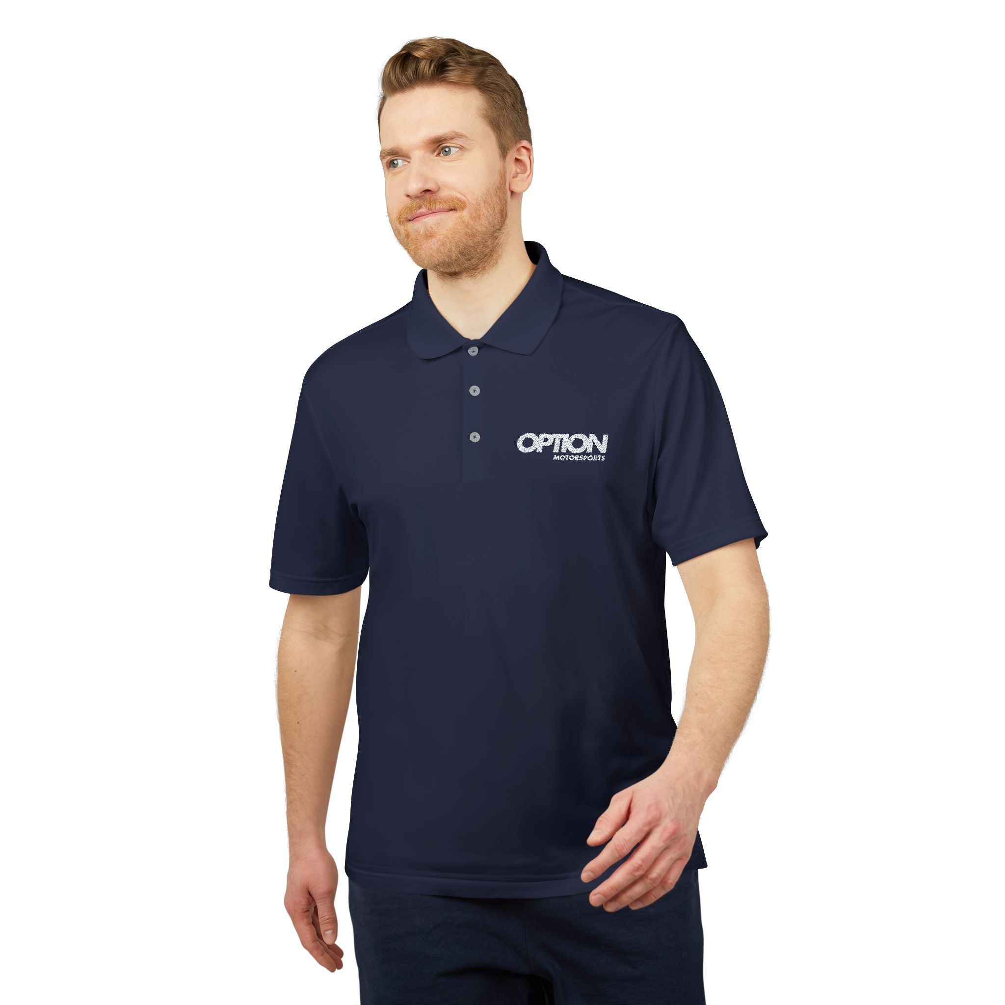 Option Logo adidas Unisex Performance Polo